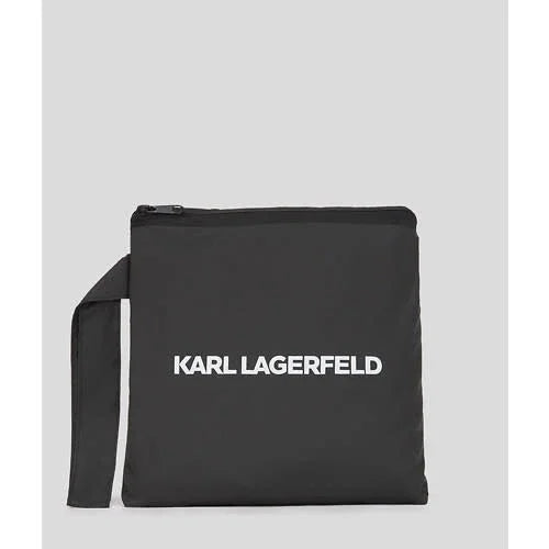 Karl Lagerfeld - Poncho - Sort - Packable Poncho