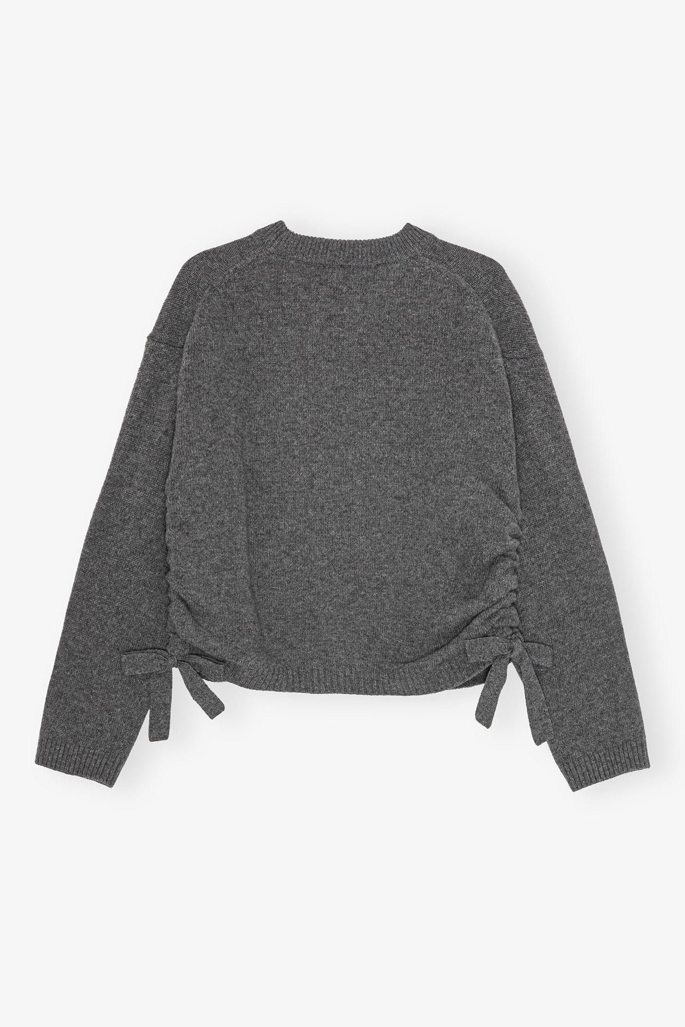 Ganni - Sweater - Grå - Future oversized Strik