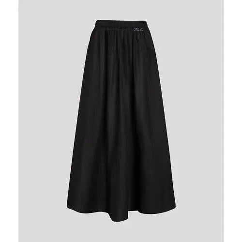 Karl Lagerfeld - Nederdel - Sort - DNA Long Skirt