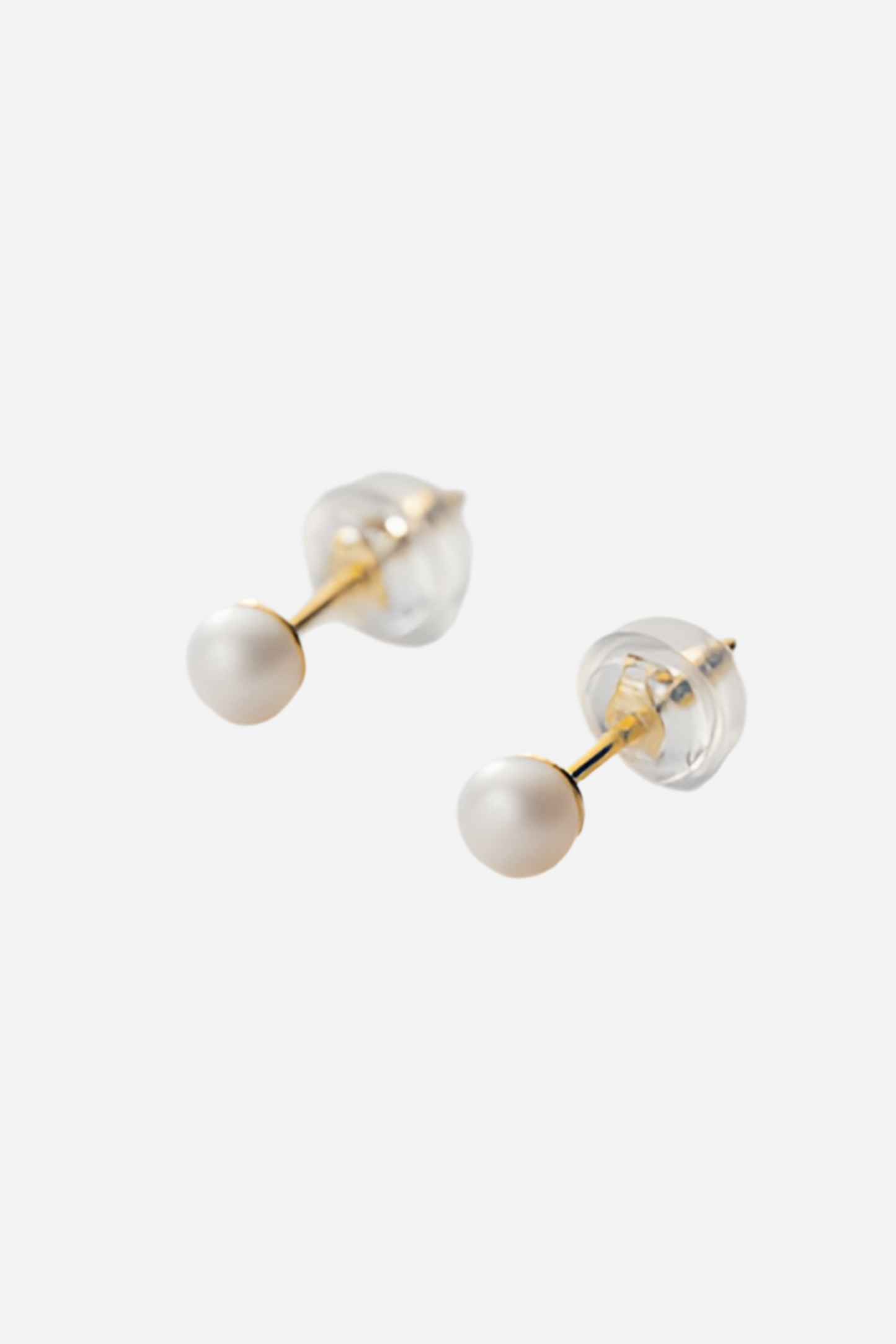 Andcopenhagen - Ørering studs - 18 karat guldbelagt 925 sterlingsølv - Ferskvands perler - Lille jazz pearl