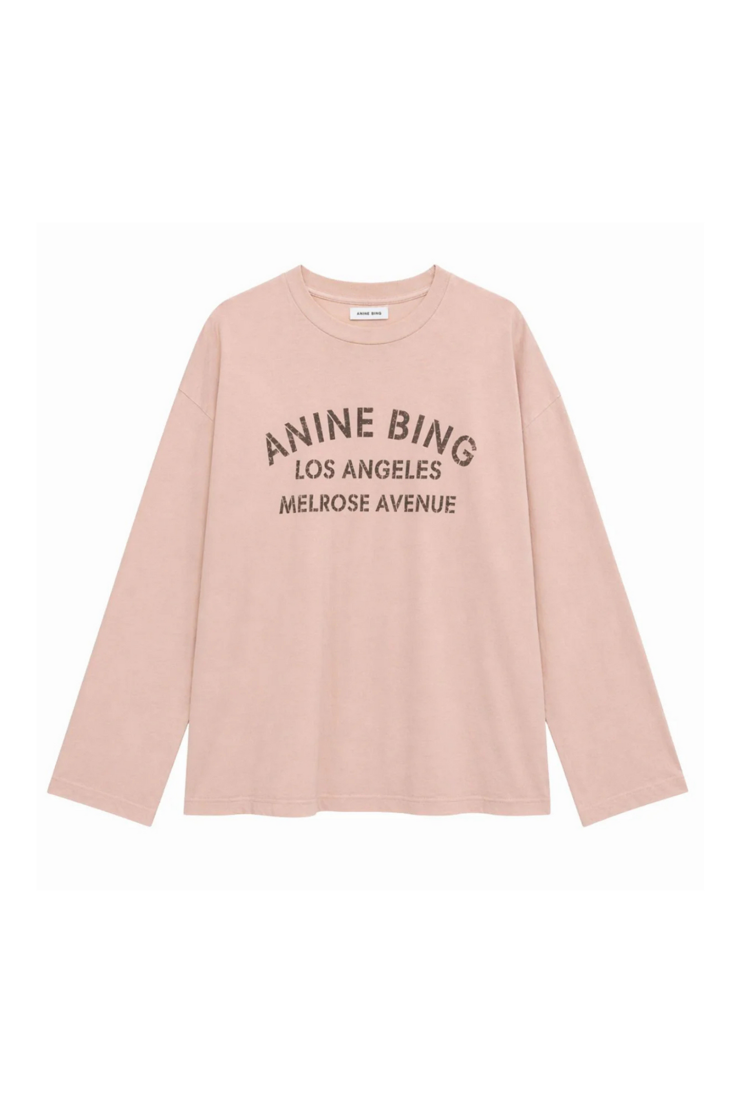 Anine Bing - Bluse - Washed Blushed - Ivan Melrose Stencil
