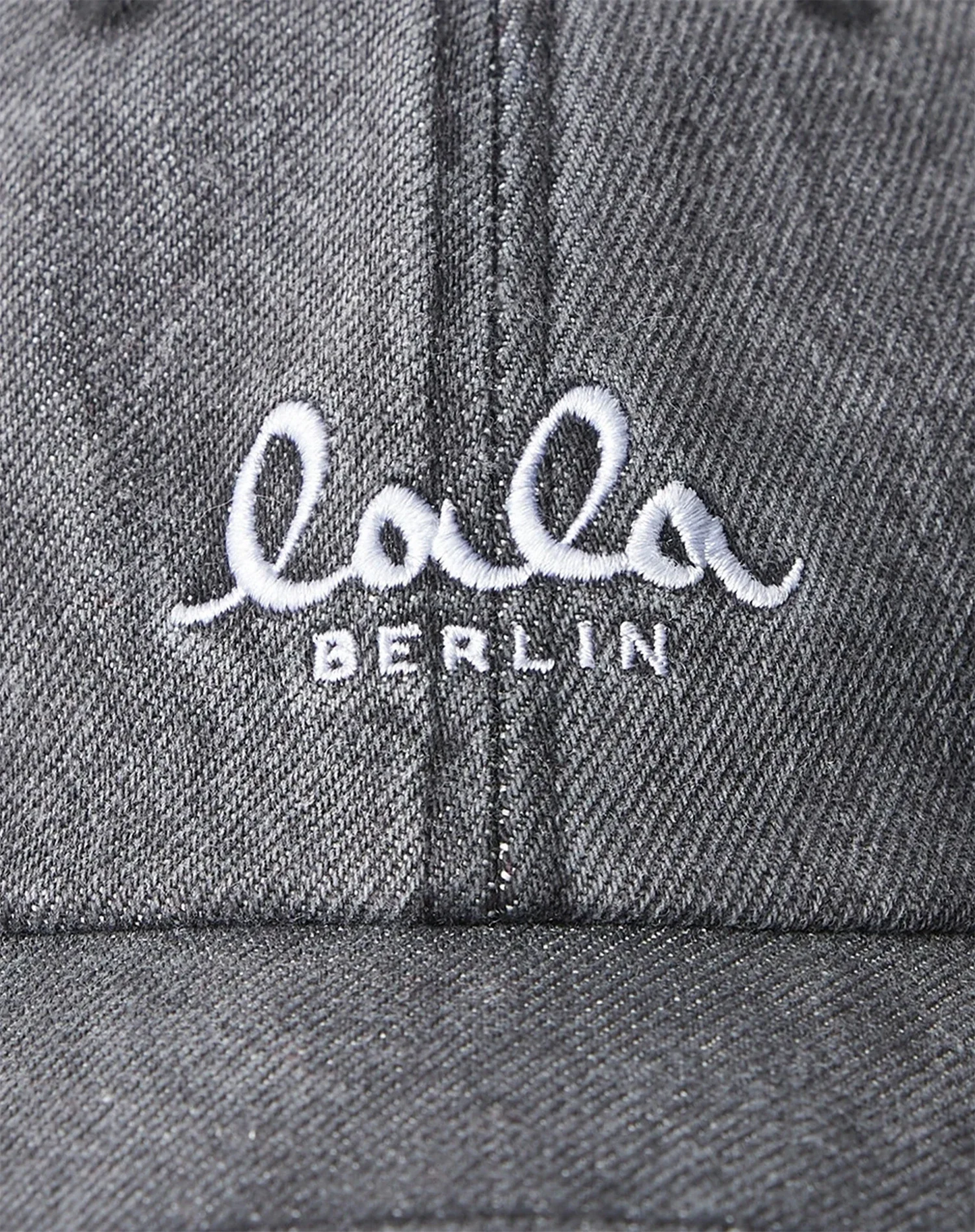 Lala Berlin - Cap - Denim washed black - Carlo - Stilkompagniet.dk