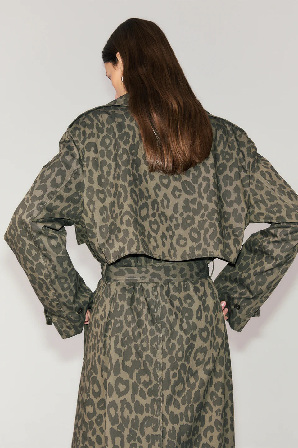 Lala Berlin - Trenchcoat - Moss Leo - Lala Trench Coat 1