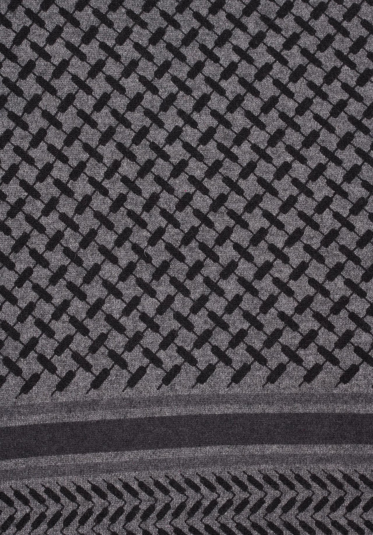 Lala Berlin - Cashmere tørklæde - Lubecca Dark Grey Melange - Trinity Classic M - sss