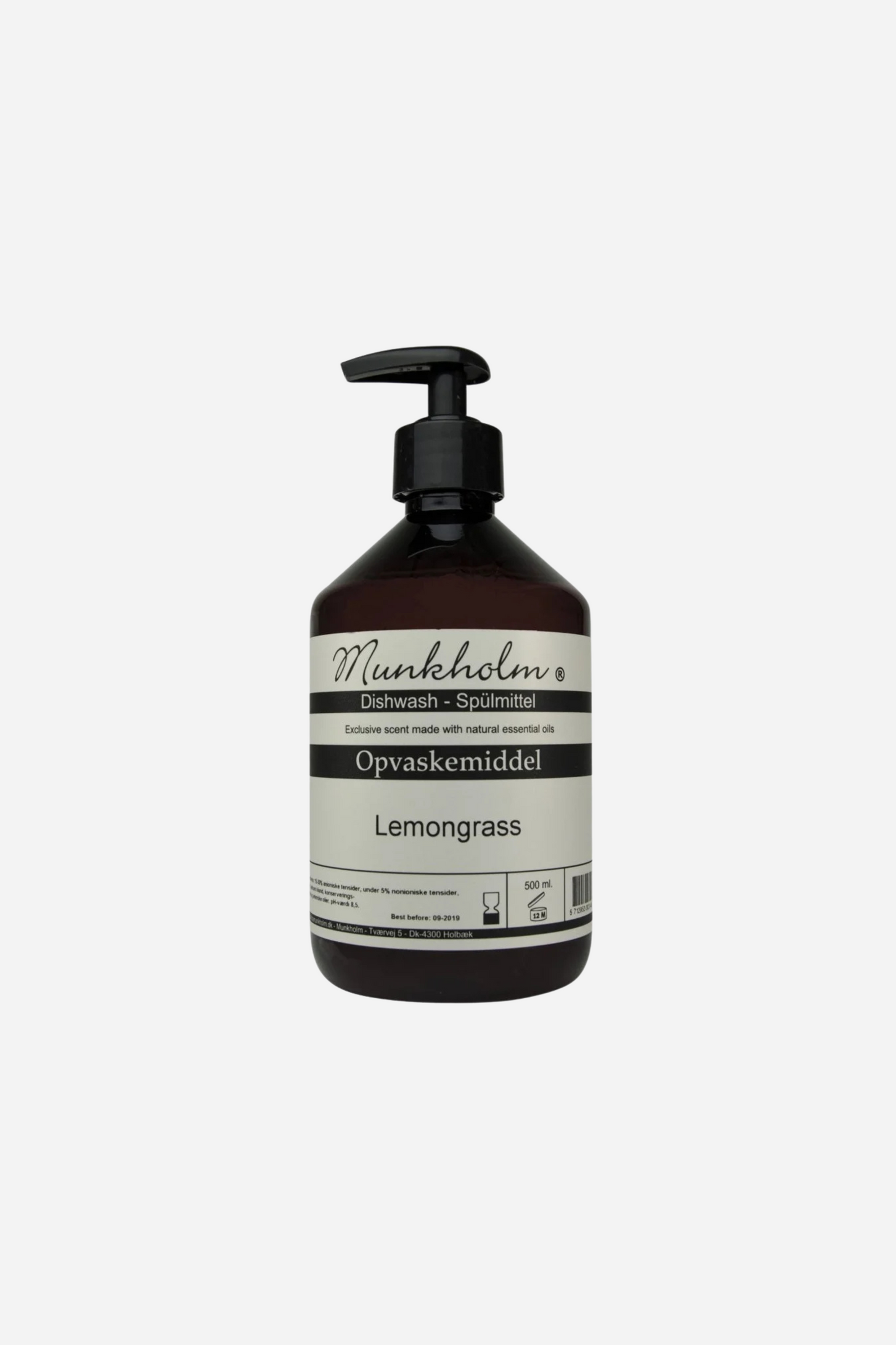 Opvaskemiddel - Lemongras - 500 ml. - Munkholm
