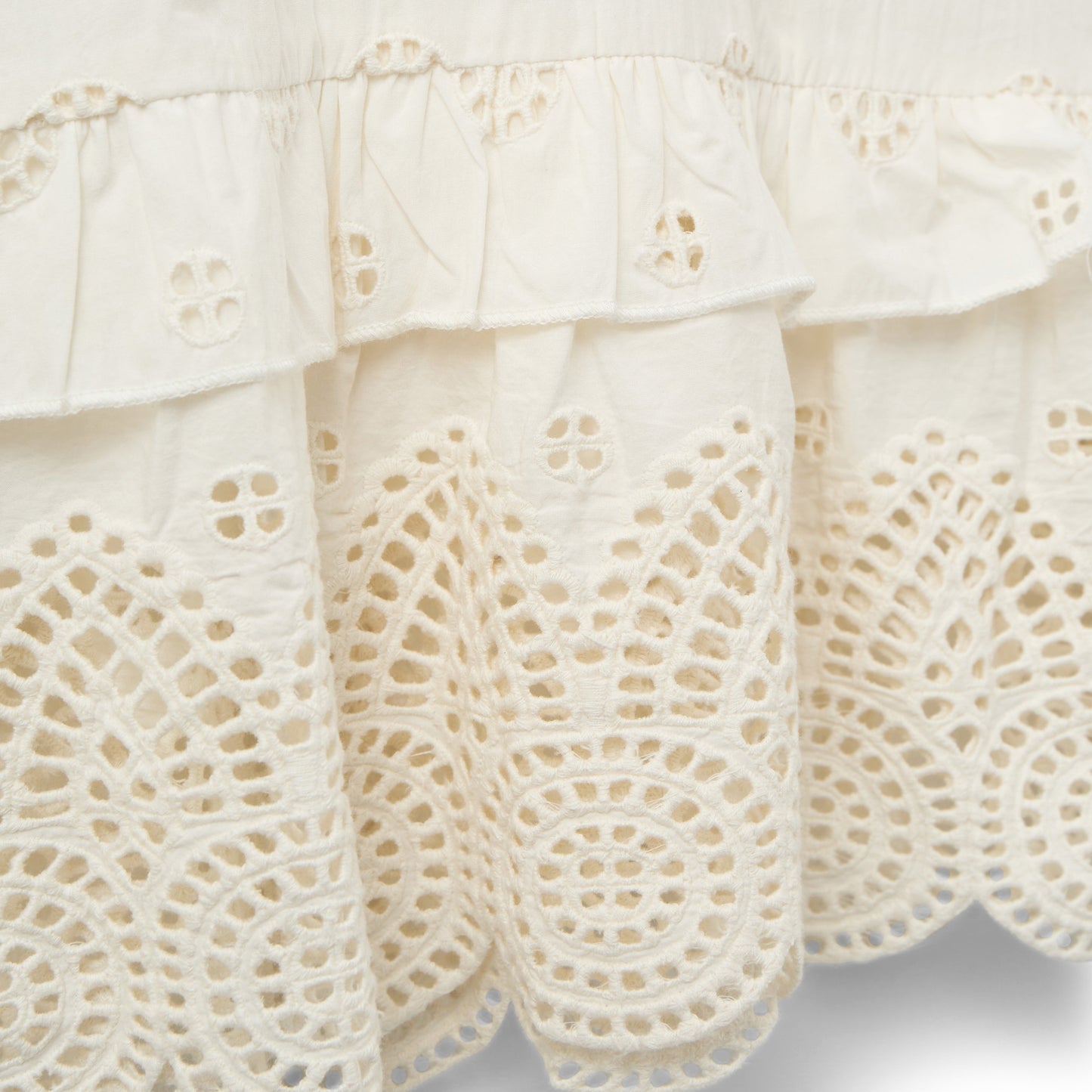 Sofie Schnoor - Top - Broderi anglaise - Off white - Hazel
