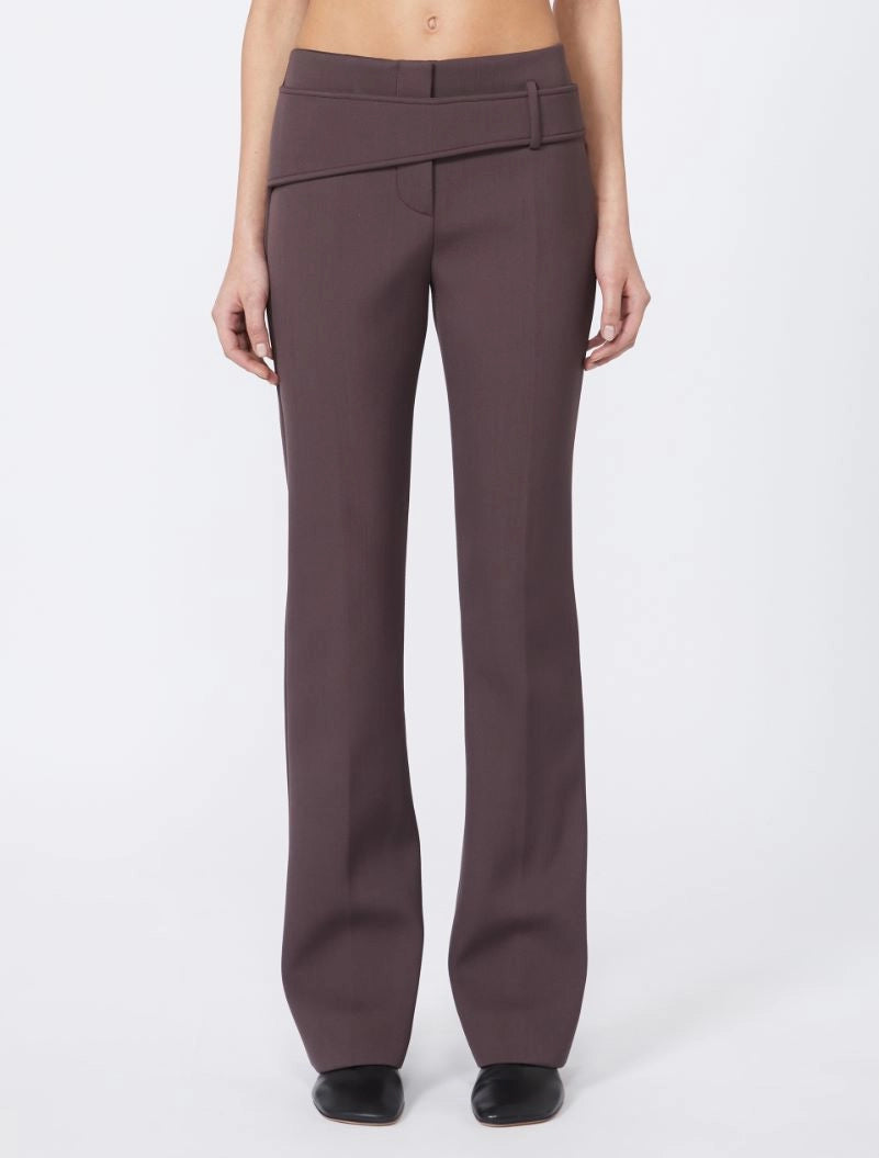 Sportmax - Suitpants - Coffee Plum - Banda