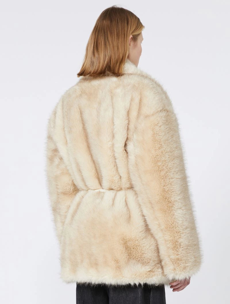 Sportmax - Pels Jakke - Beige - Rosaria