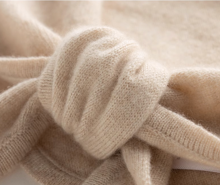 Andcopenhagen - Cashmere trinity mini tørklæde - 100% Cashmere - Sand - Stilkompagniet.dk