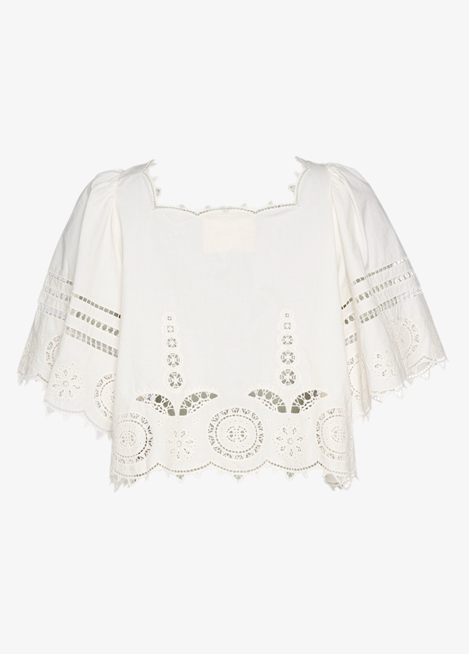 Sissel Edelbo - Skjorte - White - Anja sss - Stilkompagniet.dk