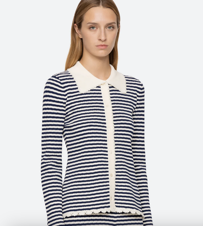 Sea New York - Cardigan - Multi - Addy striped knit