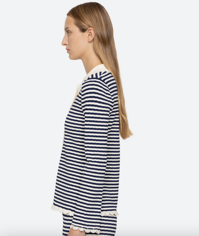 Sea New York - Cardigan - Multi - Addy striped knit