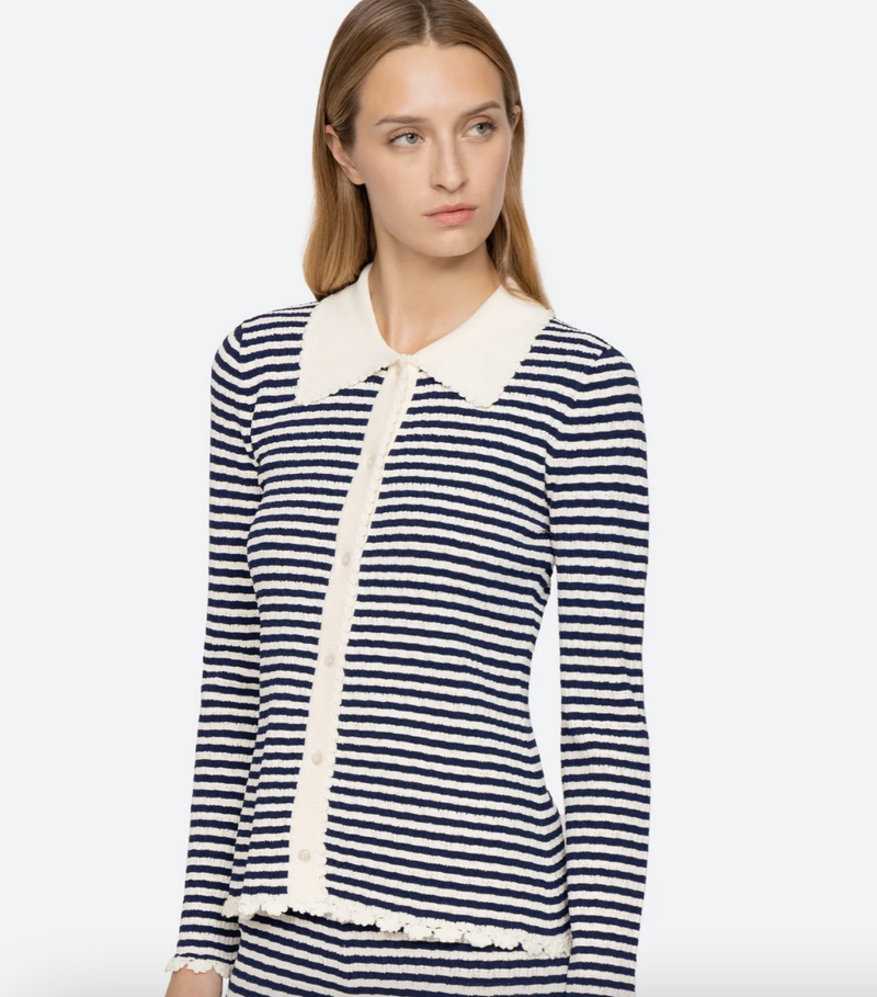 Sea New York - Cardigan - Multi - Addy striped knit