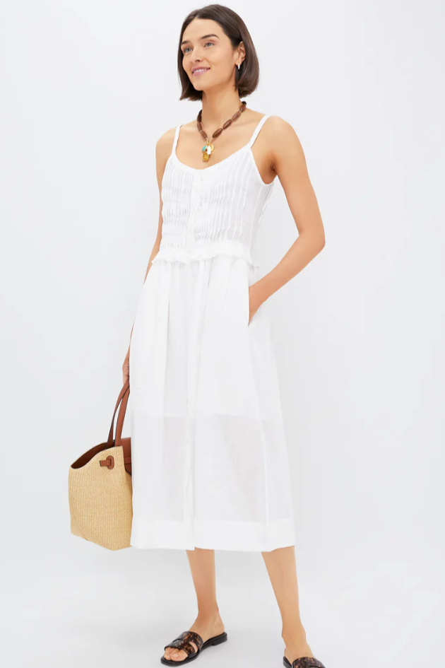 Sea New York - Kjole - White/Pearl - Zora Solid