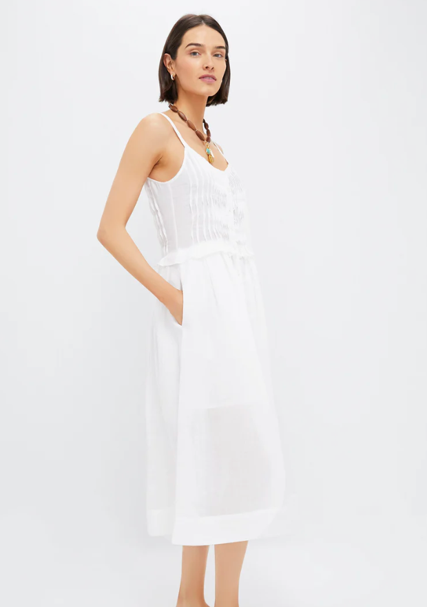 Sea New York - Kjole - White/Pearl - Zora Solid
