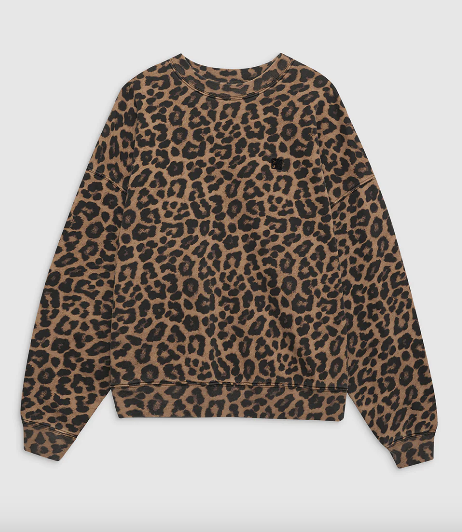 Anine Bing - Sweatshirt - Leopard - Miles - Stilkompagniet.dk