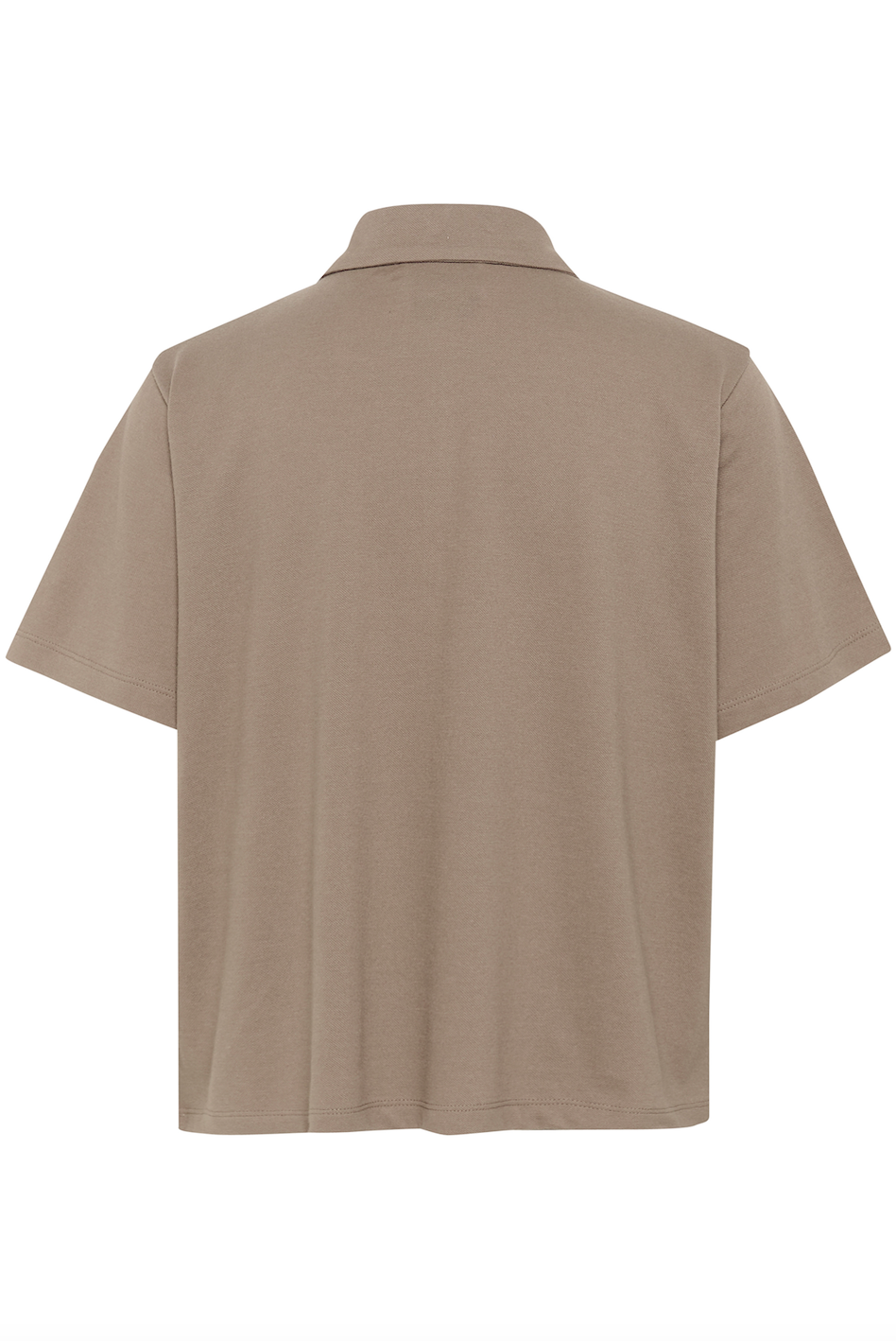 My Essential wardrobe - Polo t-shirt - Brun - Abby