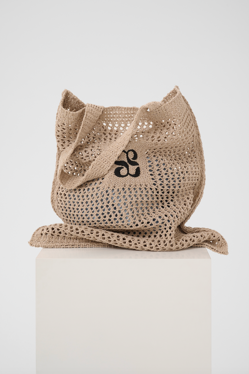 My Essential Wardrobe - Taske Net - Beige Melange - Crochet