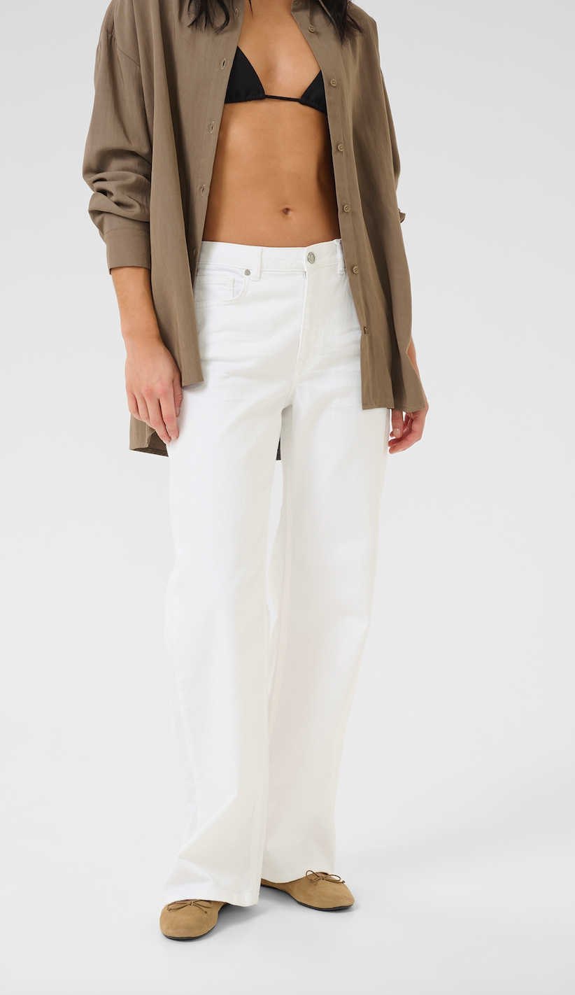 My Essential Wardrobe - Jeans - White - Louis 131 - Stilkompagniet.dk