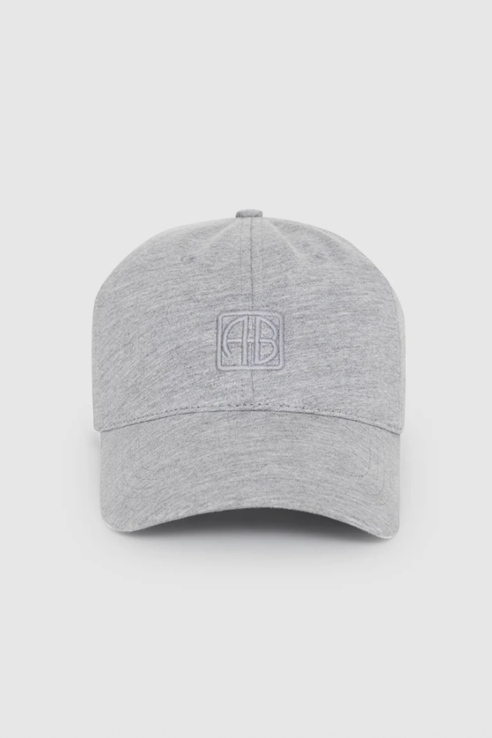Anine Bing - Cap - Grey Monogram - Jeremy Baseball