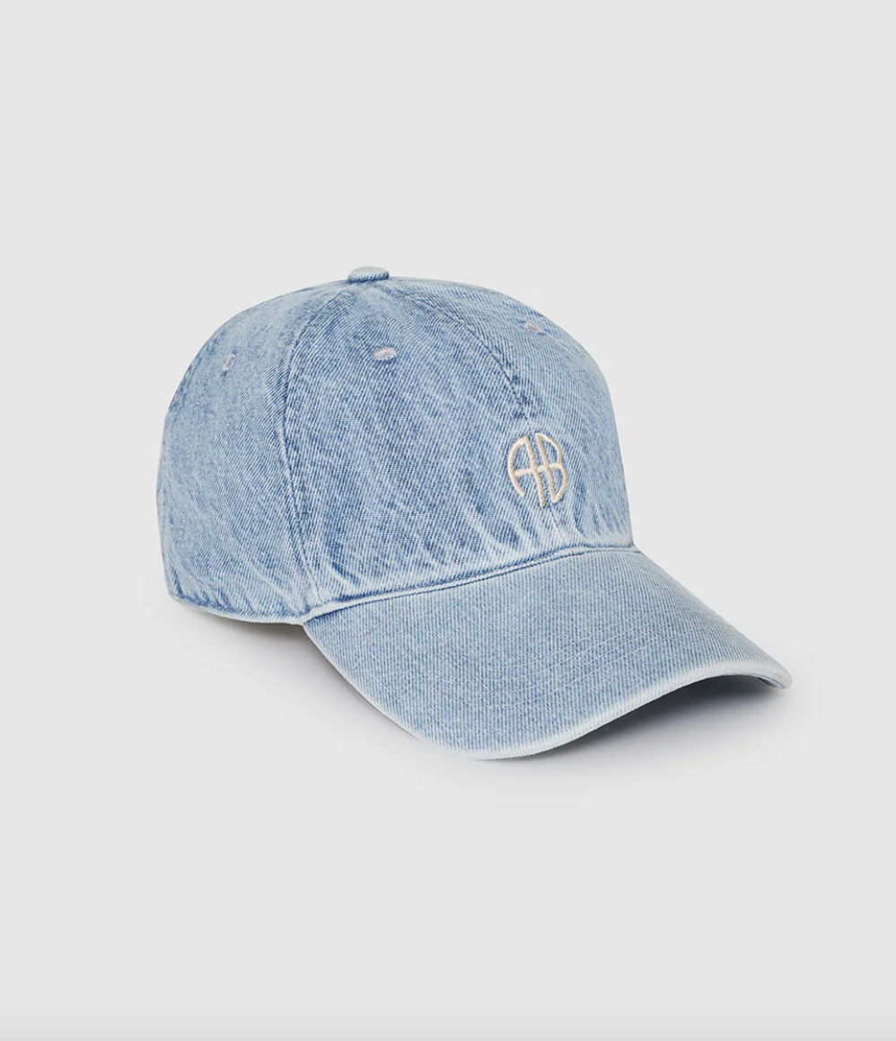 Anine Bing - Cap - Washed blue Monogram - Jeremy Baseball