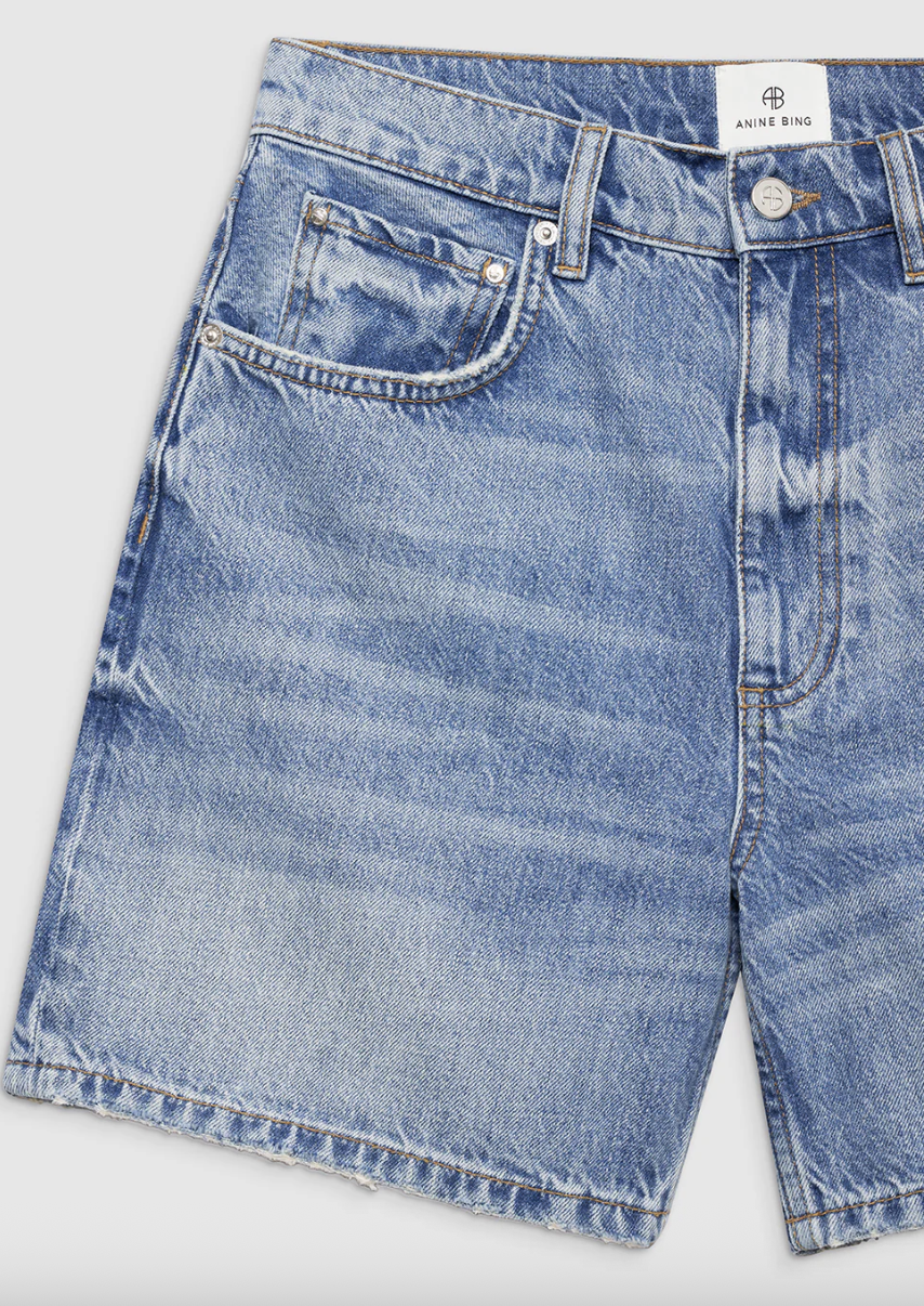 Anine Bing - Shorts - Blå denim - Heath