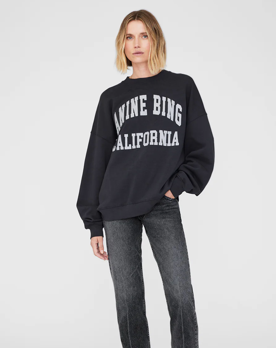 Anine Bing - Sweatshirt - Vintage Black - Miles