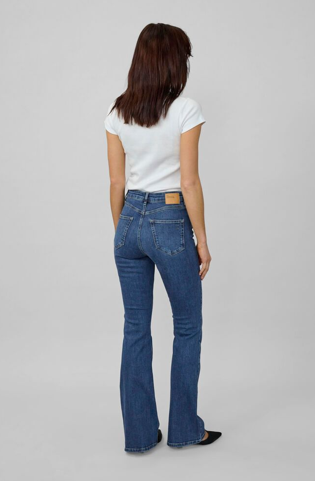 My Essential Wardrobe - Jeans - Blue Wash - 36 The Dekota 148 High Bootcut - Stilkompagniet.dk