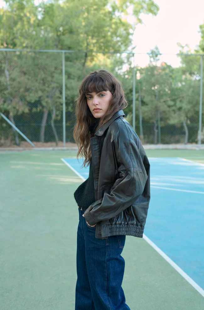 My Essential Wardrobe - Læderjakke - Delicioso Brown - Akela