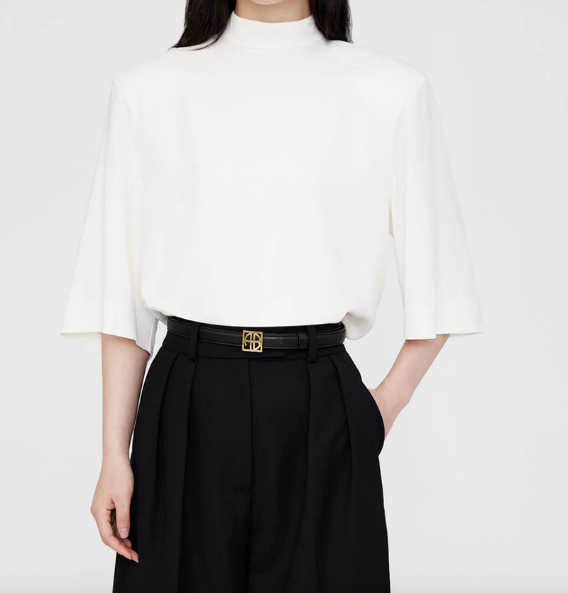 Anine Bing - Bælte - Black - Monogram