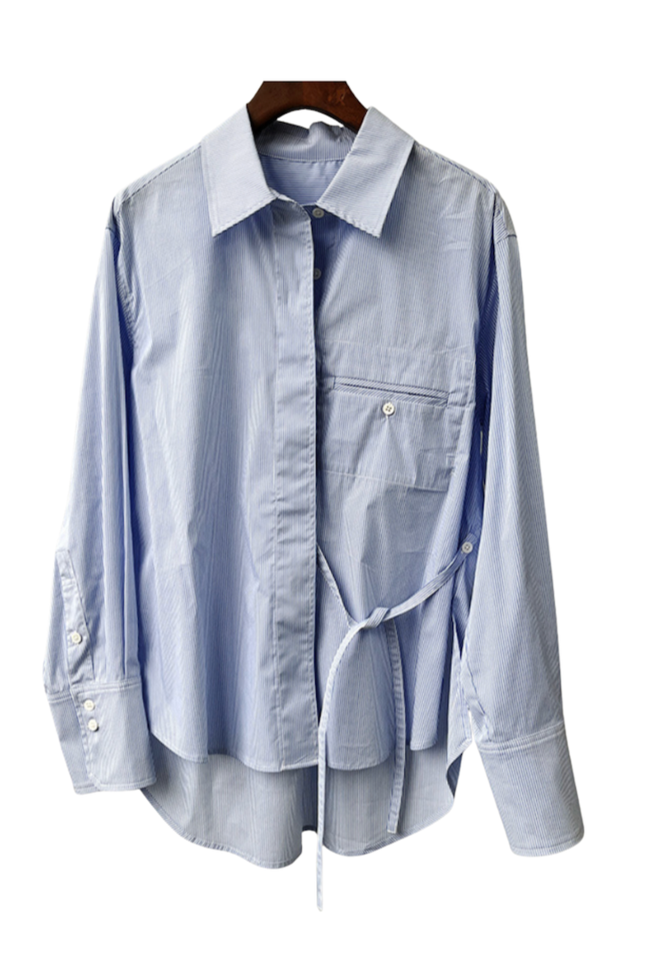 The Collection - Skjorte - Blue/White - Nova