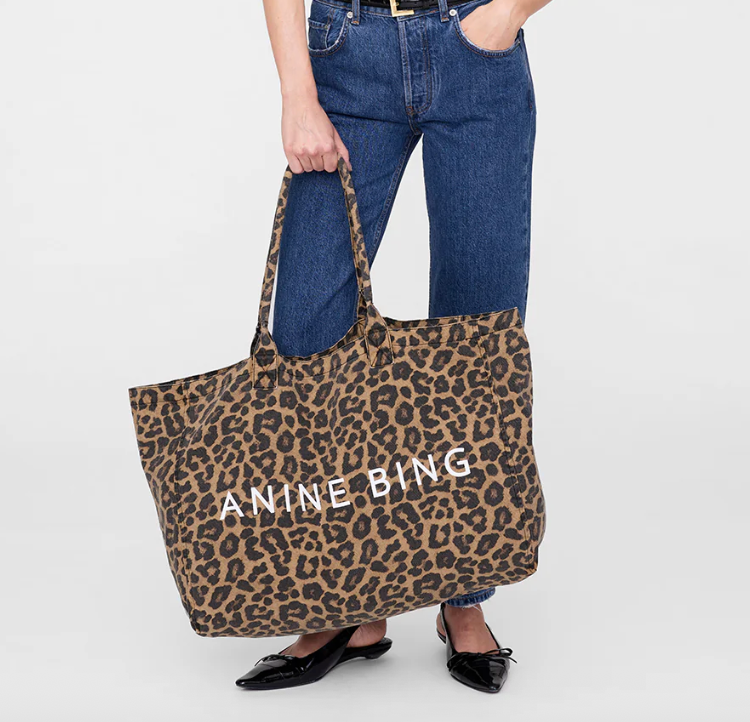 Anine Bing - Tote bag - Leo - Canvas - Stilkompagniet.dk
