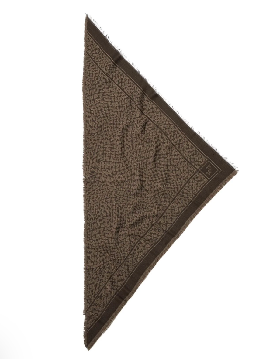 Lala Berlin - Halstørklæde - Wool - Mud - Annye