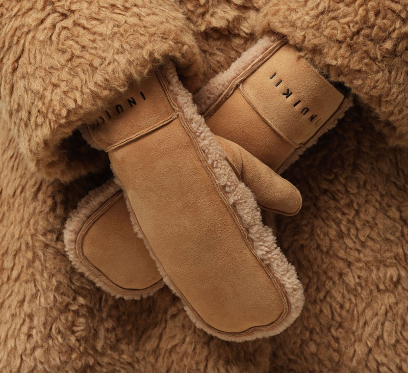 Inuikii - Mittens/Luffer - Sand - Shearling