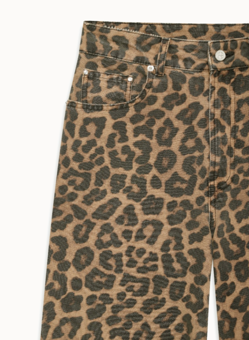 ANINE BING - Jeans - Leopard - Hugh Jean - Stilkompagniet.dk