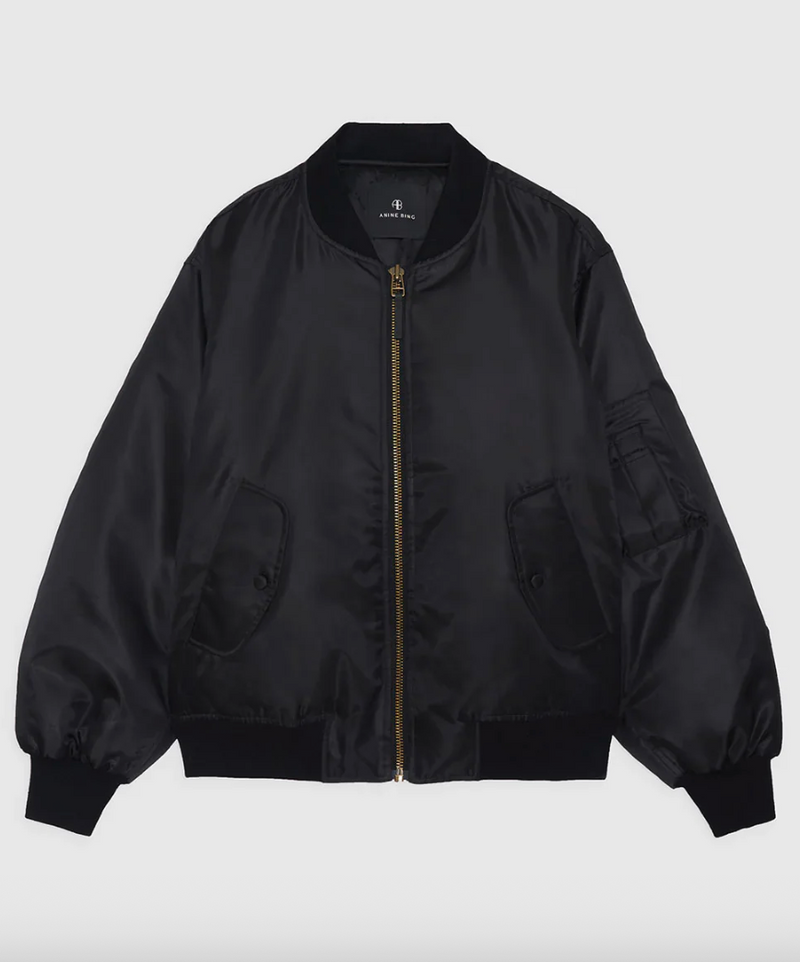 Anine Bing - Bomber jakke - Black - Leon