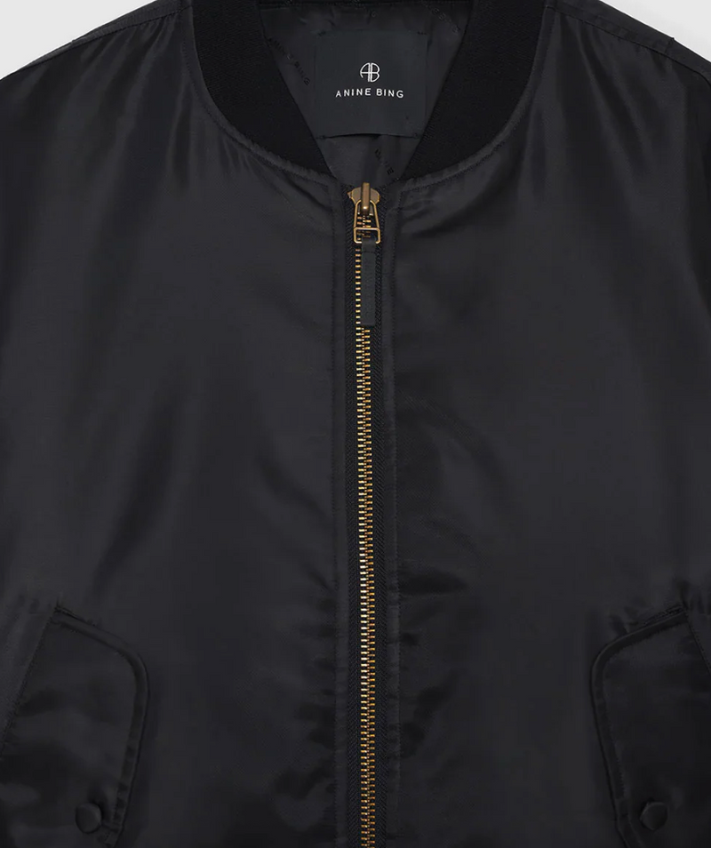 Anine Bing - Bomber jakke - Black - Leon