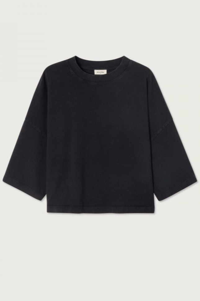 American Vintage - T-shirt - Black - Ample Mc colrond