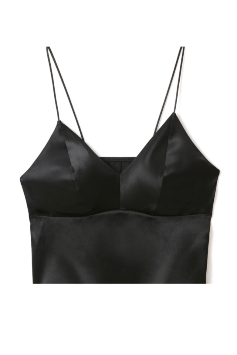 The Collection - Bh - 100% Mulberry silk - Black - Luca