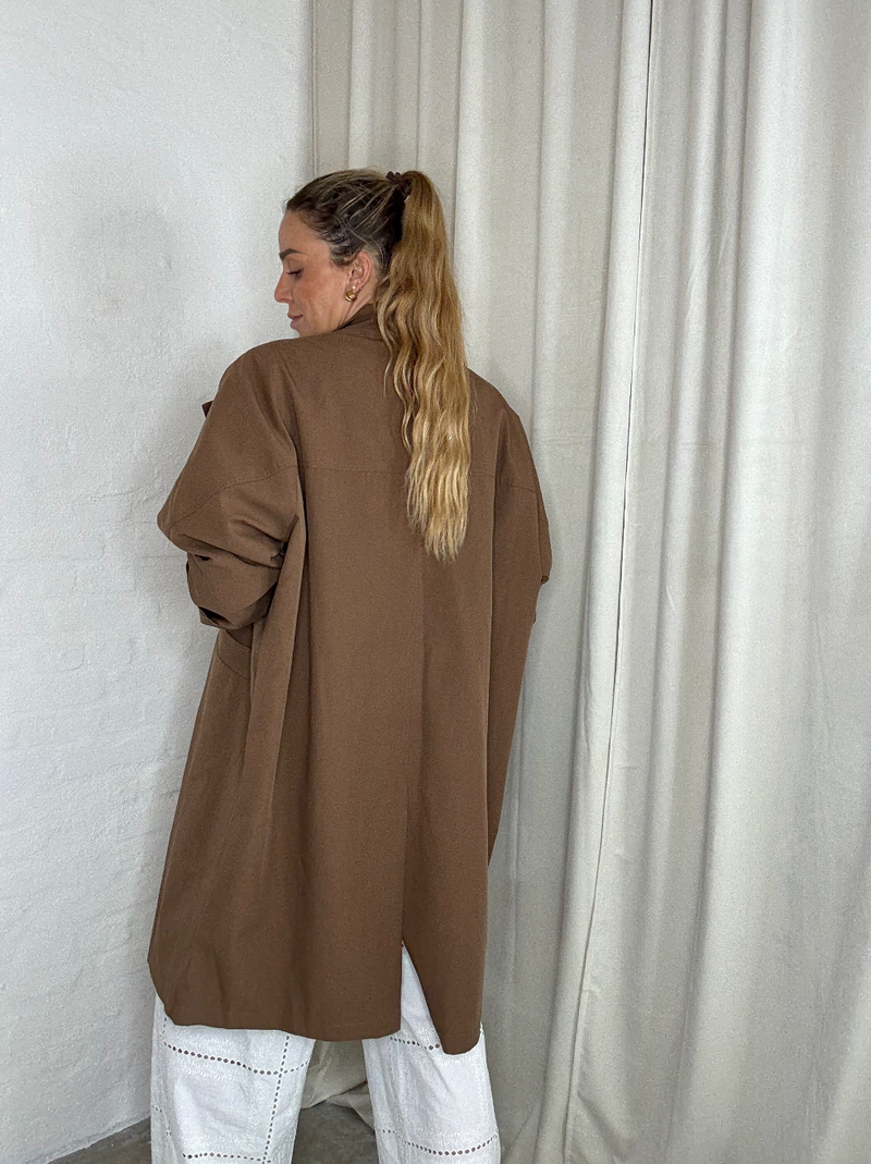 The Collection - Trenchcoat - Brown - Niko