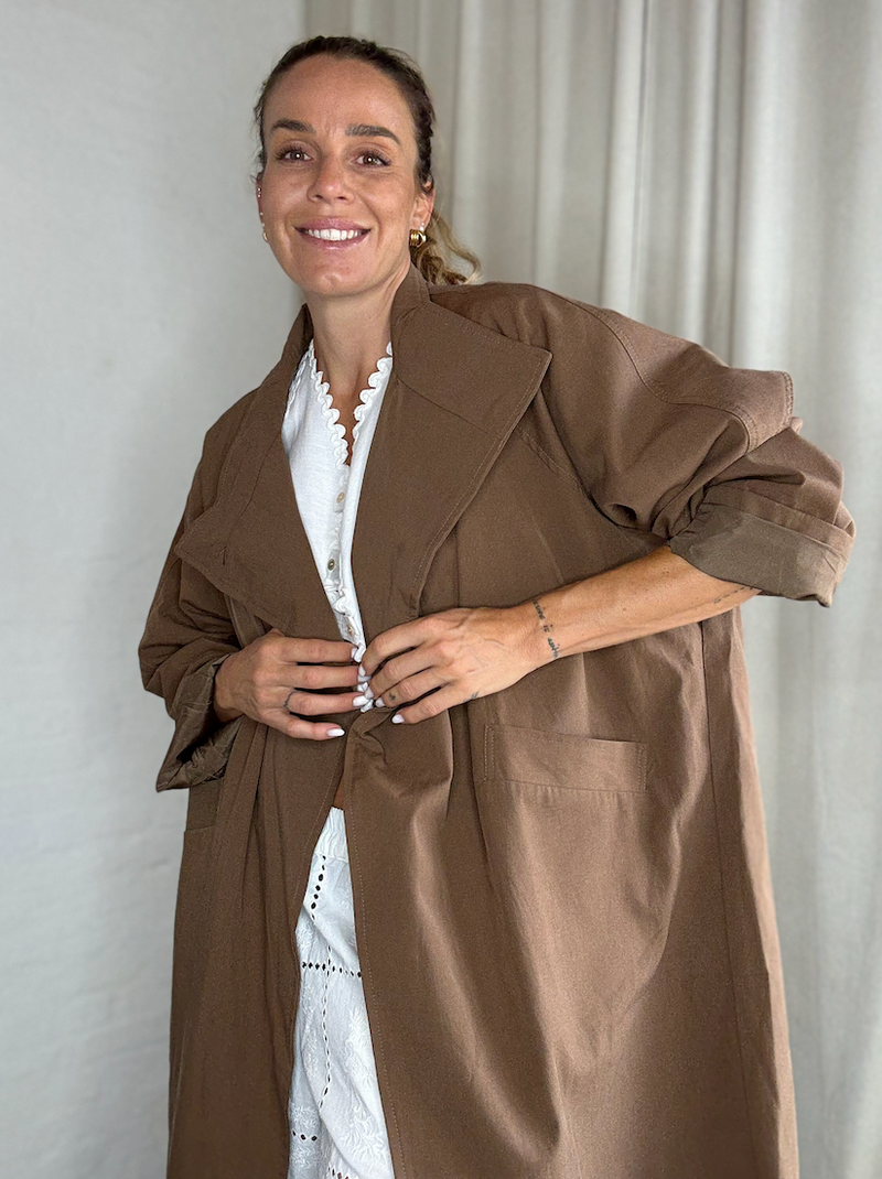 The Collection - Trenchcoat - Brown - Niko