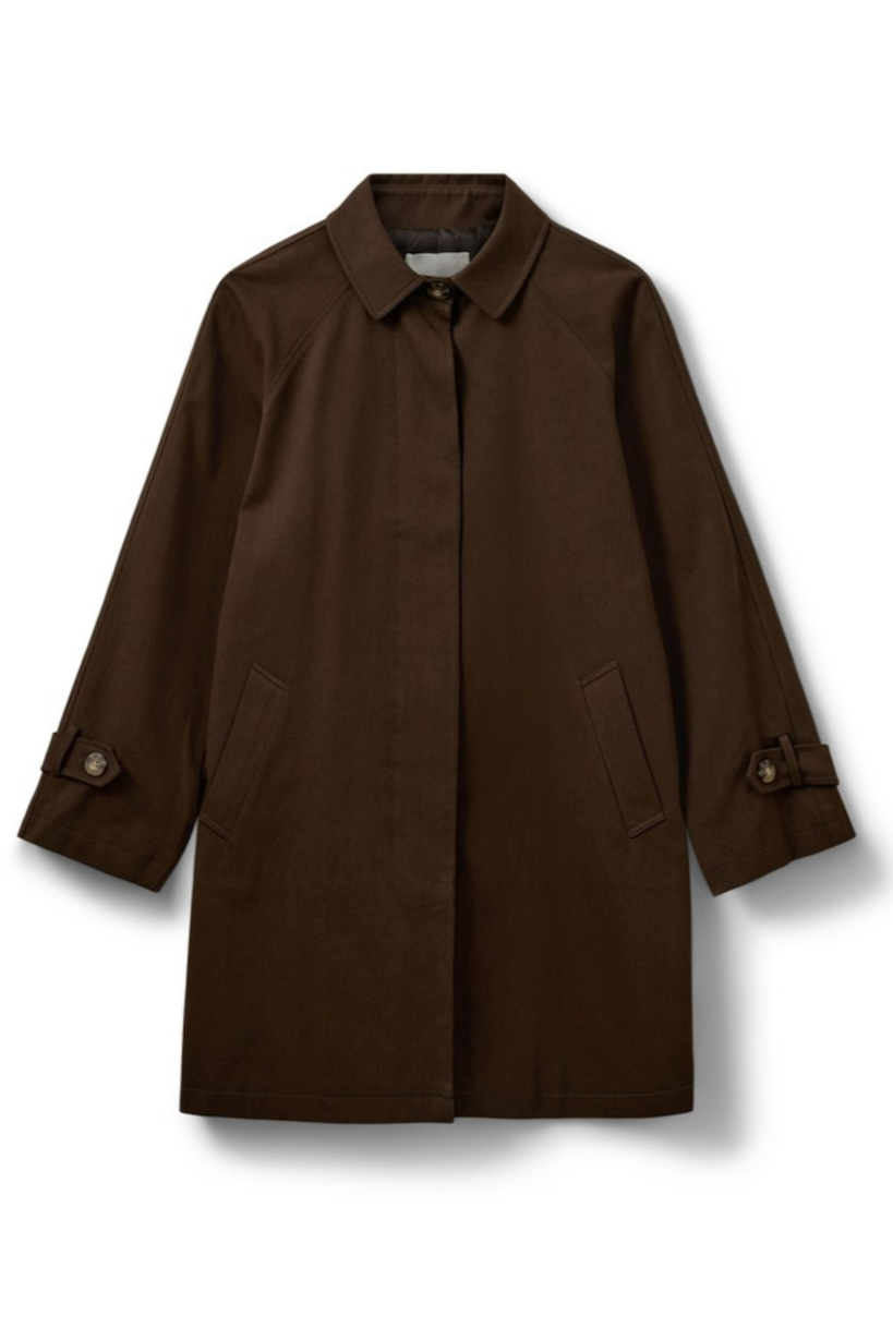 Sofie Schnoor - Trenchcoat - Dark Brown - Filippa