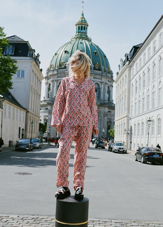 Sissel Edelbo - Nattøjssæt - Cherry Flower - Nuit