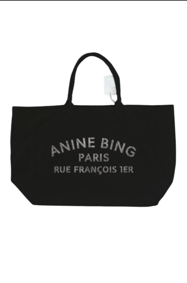 Anine Bing - Tote bag - Black - Canvas