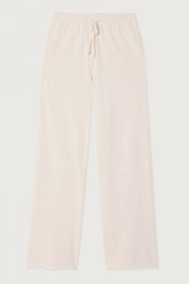 American Vintage - Sweatpants - Nacre/pearl - Ykobow - Stilkompagniet.dk