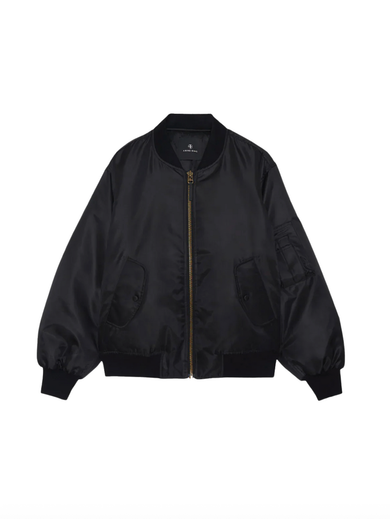 Anine Bing - Bomber jakke - Black - Leon