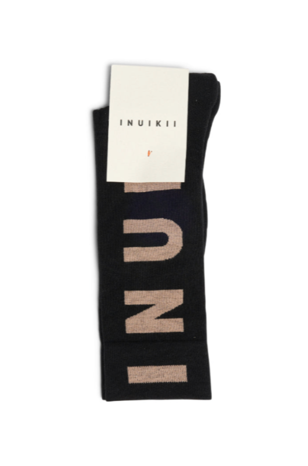 Inuikii - Sokker - Black/Beige - Jacquard