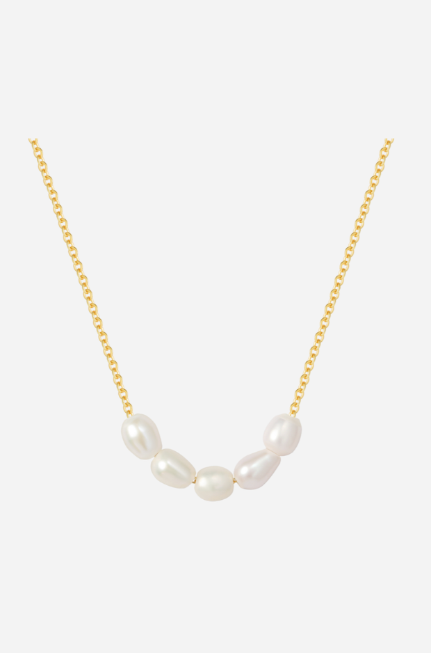 Andcopenhagen - Halskæde - 18 karat guldbelagt stainless steel - Cille - Stilkompagniet.dk