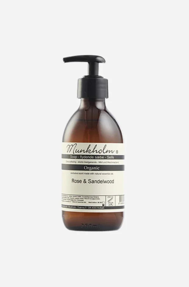 Munkholm - Organic håndsæbe - Rose og Sandelwood - 250 ml