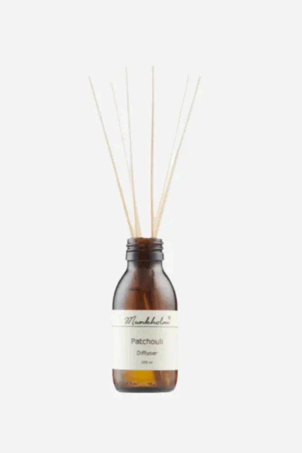 Duftpinde/diffuser - Patchouli - 100 ml. - Munkholm sss - Stilkompagniet.dk